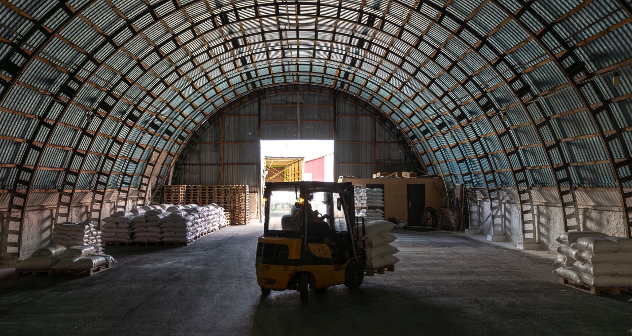 Facility to cover goods in temporary storage and gas-related assets  